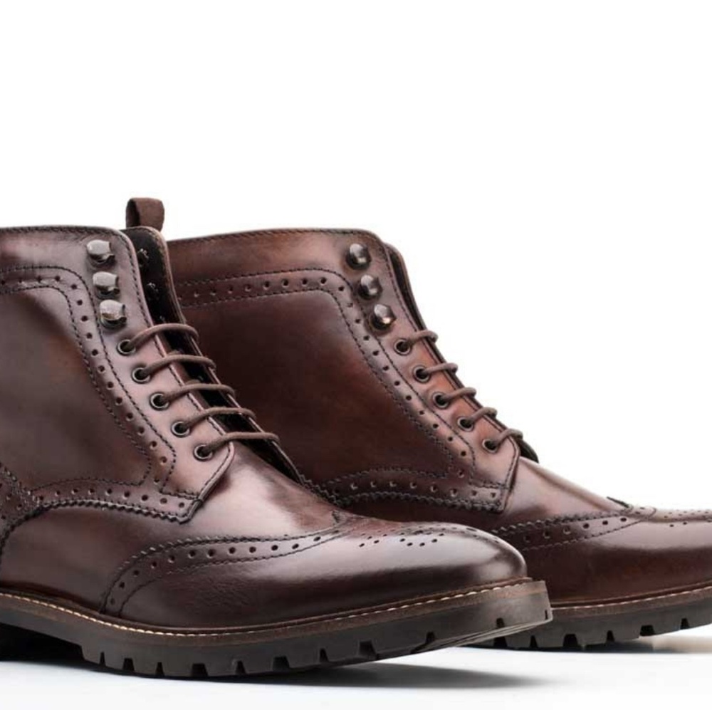 Base London Troop Boots - Washed Brown, US 11)